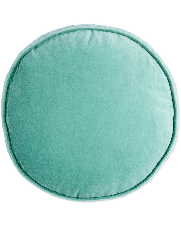 Pistachio Velvet Pea Cushion