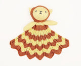 Snuggle Sheep Cotton Knit Baby Comforter - Yellow