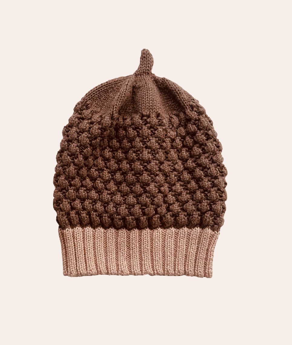 Acornie Knit Baby Hat