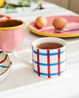 Bon Appetit Tartan Mug 2P Set