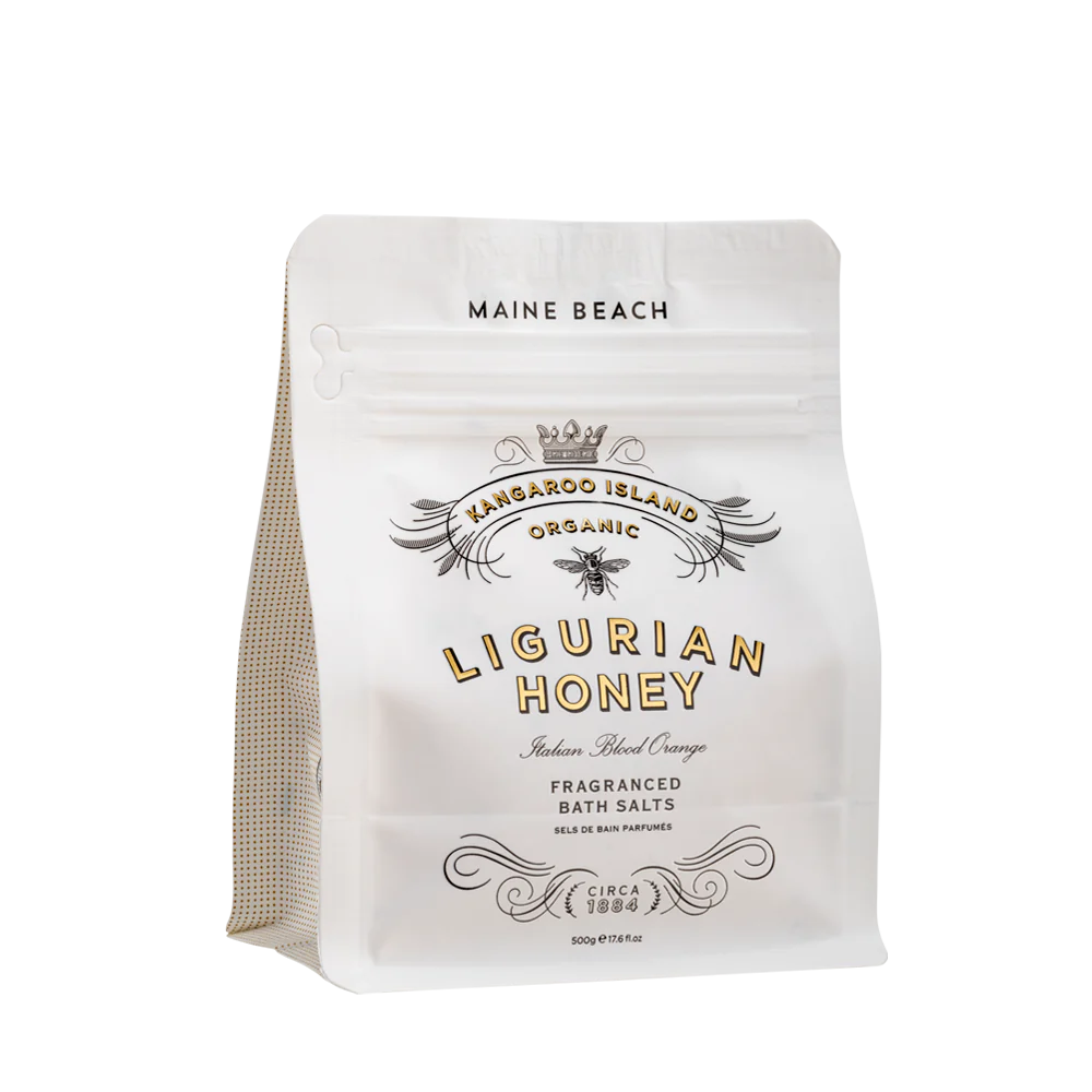 K.I. Ligurian Honey - Fragranced Bath Salts Pouch 500g