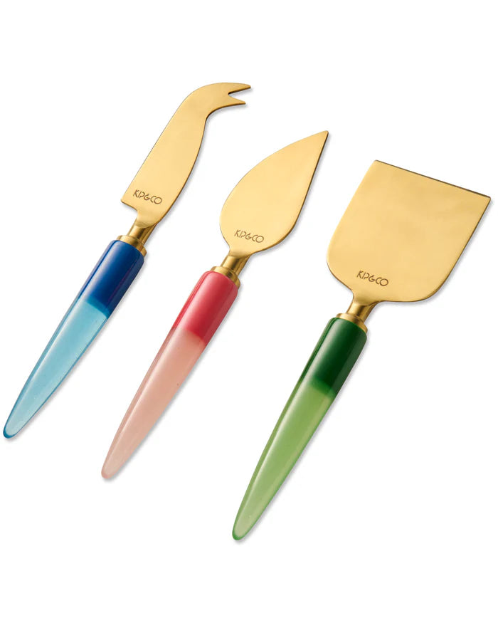 Bejewelled Cheese Knife Set – 3 Piece