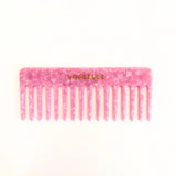 Wide Tooth Comb in Pink Sherbet