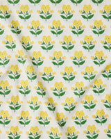 Kip & Co x Anna Spiro Indian Summer Yellow Organic Cotton Quilt Cover