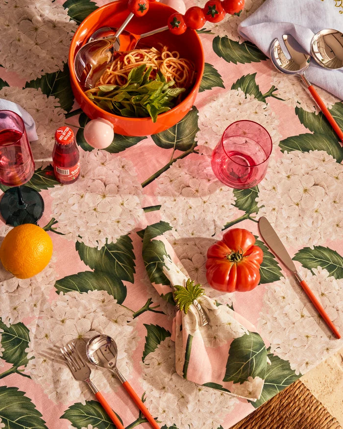 Hydrangea Pink Tablecloth
