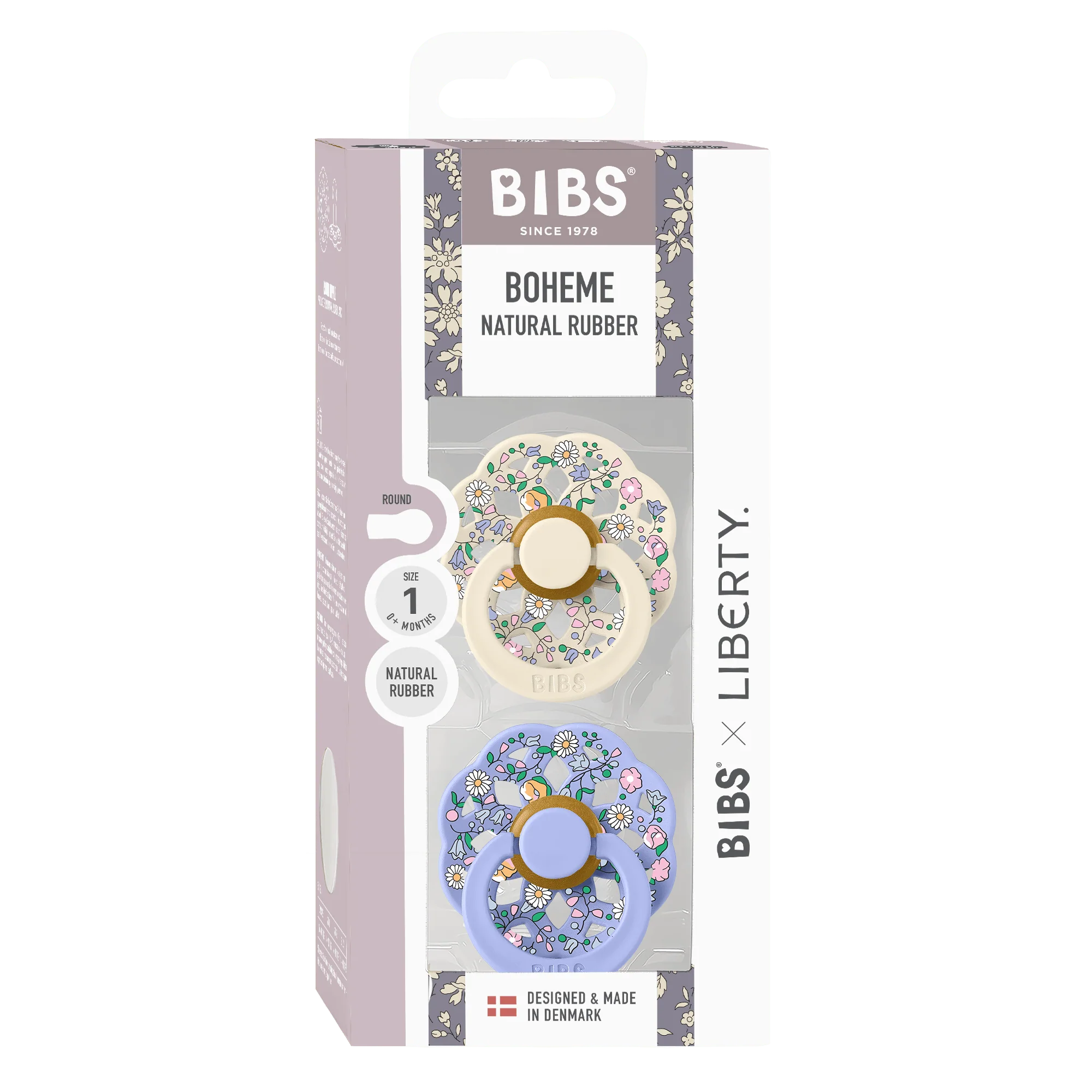 BIBS Liberty Boheme, Chloe Meadow/Ivory Mix