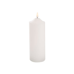 Ellipse LED Church Wax Candle Medium