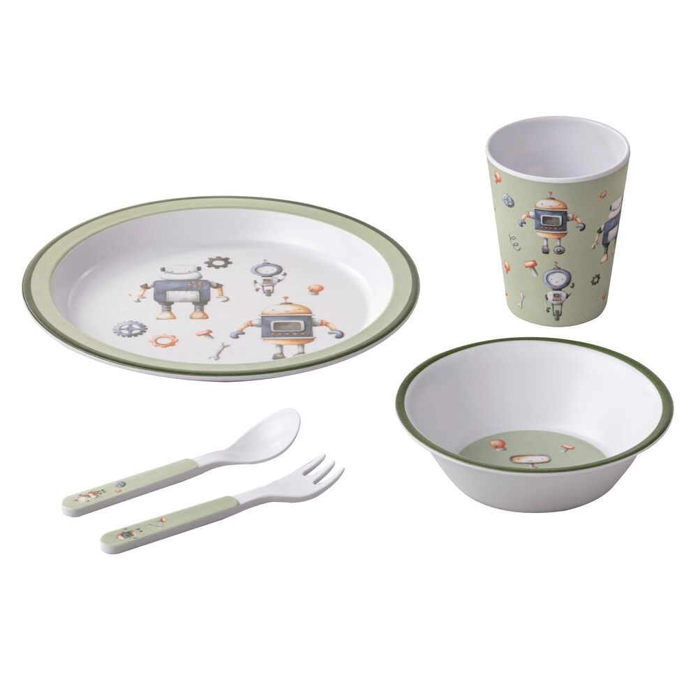 Kids Dinner Set - Robots