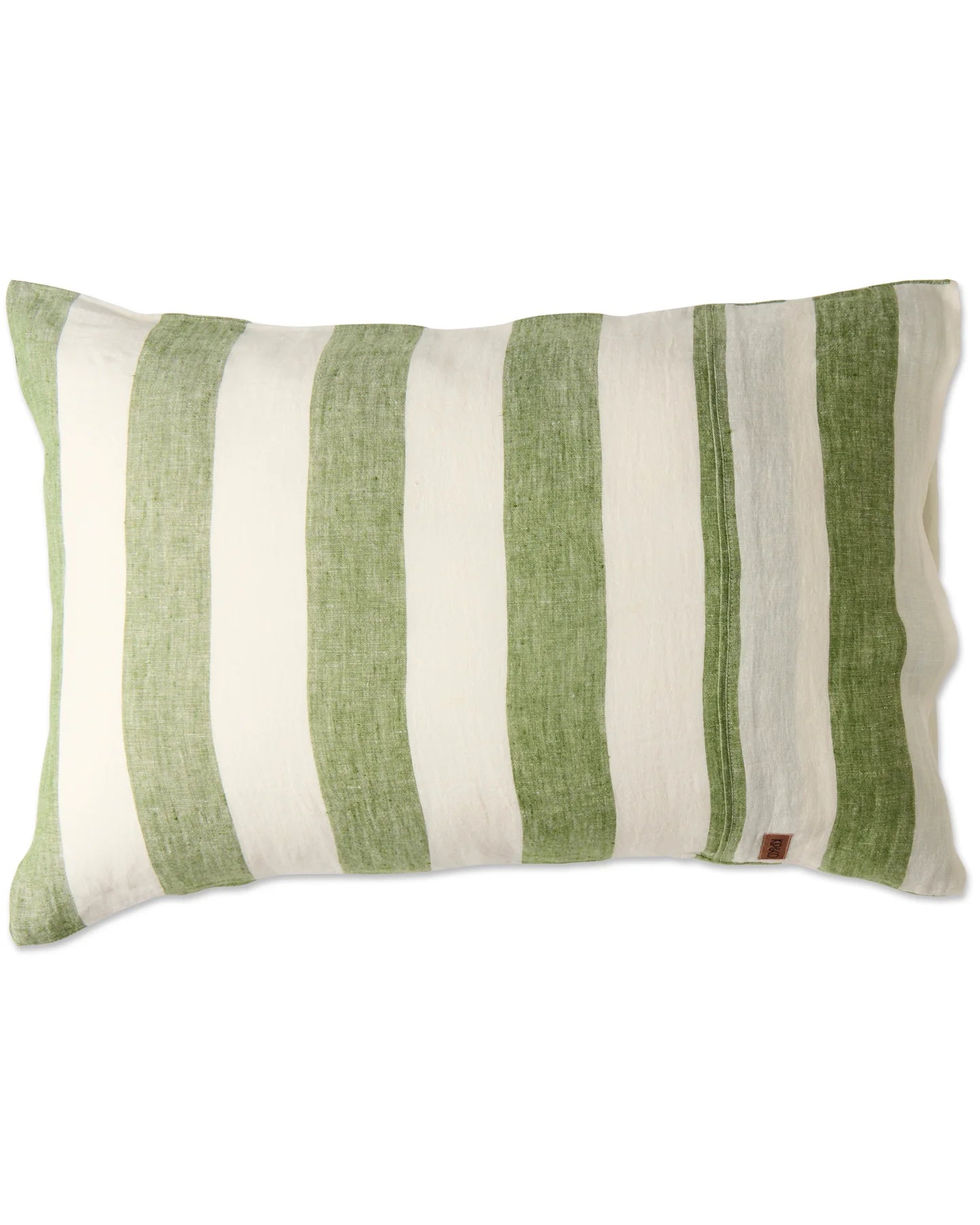 Moss Stripe Linen Pillowcases