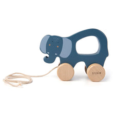 Load image into Gallery viewer, Wooden Pull Along - Mr Elephant
