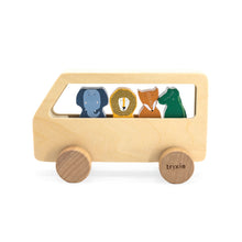 Load image into Gallery viewer, Wooden Animal Bus
