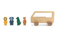 Load image into Gallery viewer, Wooden Animal Bus
