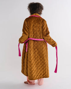 Pecan Delight Velvet Robe