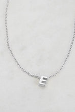 Load image into Gallery viewer, Letter Necklace Silver
