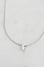 Load image into Gallery viewer, Letter Necklace Silver
