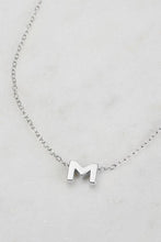 Load image into Gallery viewer, Letter Necklace Silver
