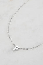 Load image into Gallery viewer, Letter Necklace Silver
