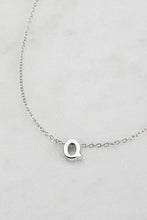Load image into Gallery viewer, Letter Necklace Silver
