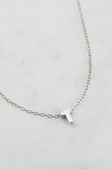 Letter Necklace Silver