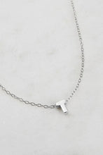 Load image into Gallery viewer, Letter Necklace Silver
