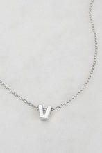 Load image into Gallery viewer, Letter Necklace Silver
