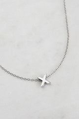 Letter Necklace Silver