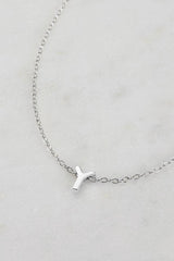 Letter Necklace Gold