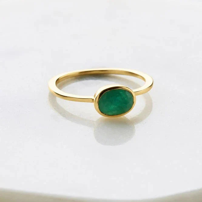 Elly Ring - Beryl Emerald