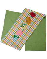 Sweet Flowers Tartan Table Runner