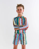 Beach Patterns Rash Vest