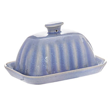 Load image into Gallery viewer, Marguerite Powder Blue Butter Dish
