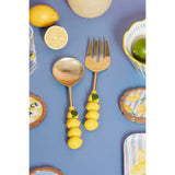 Capri Lemon Salad Servers