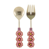 Capri Flower Salad Servers