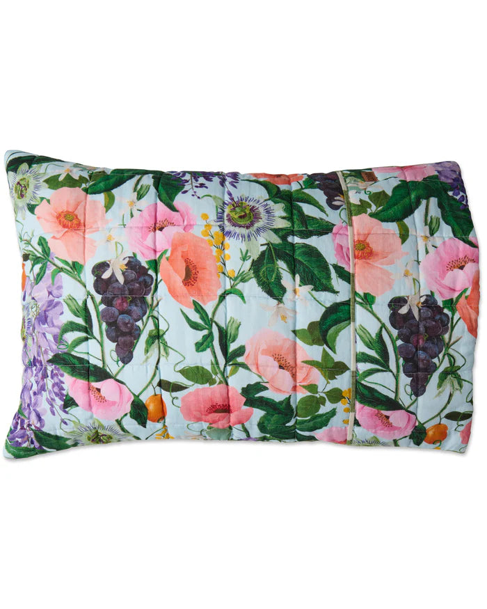 Spring In The Air Reversible Linen Quilted Pillowcases