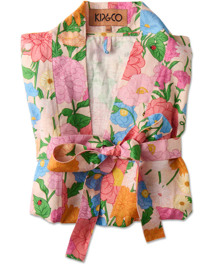 Follow The Sun Linen Robe