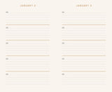 Charcoal Canvas One Line a Day: A Five-Year Memory Book