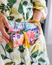Load image into Gallery viewer, Wild Flowers In Bloom Velvet Jewellery Roll
