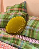 Pear Velvet Pea Cushion