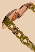 Load image into Gallery viewer, Zelia Luxe Sunglassses - Tortoiseshell/Olive

