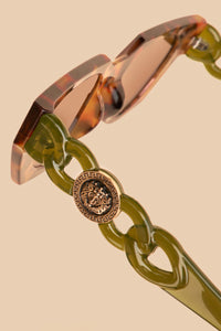 Zelia Luxe Sunglassses - Tortoiseshell/Olive
