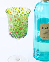 Garden Soiree Speckle Wine Glass Two Piece