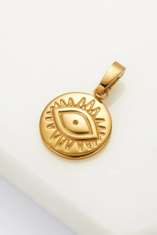 Evil Eye Charm Gold