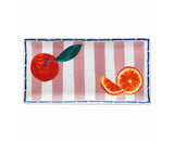 Valentina Rectangle Serving Platter - Tangerine