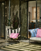 Iced Vovo Stripe Outdoor Cushion