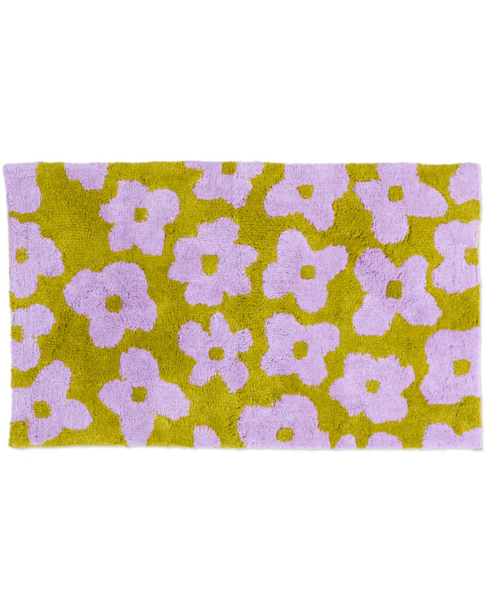Big Flower Bath Mat