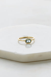 Elly Ring Blue Topaz