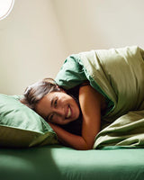Glow In Fern Bamboo Cotton Fitted Sheet