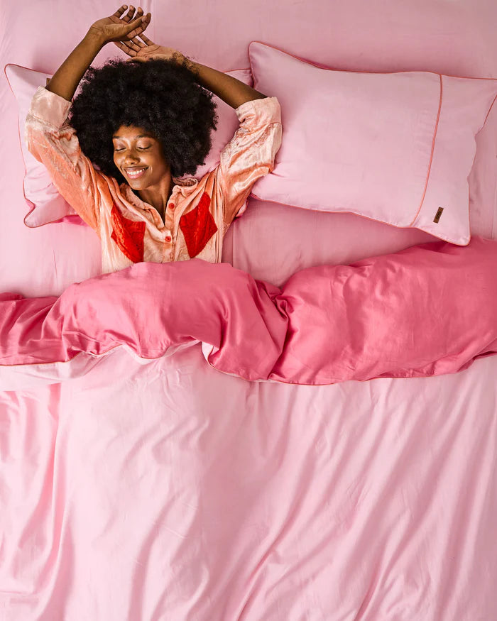 Glow In Marshmallow Bamboo Cotton Fitted Sheet
