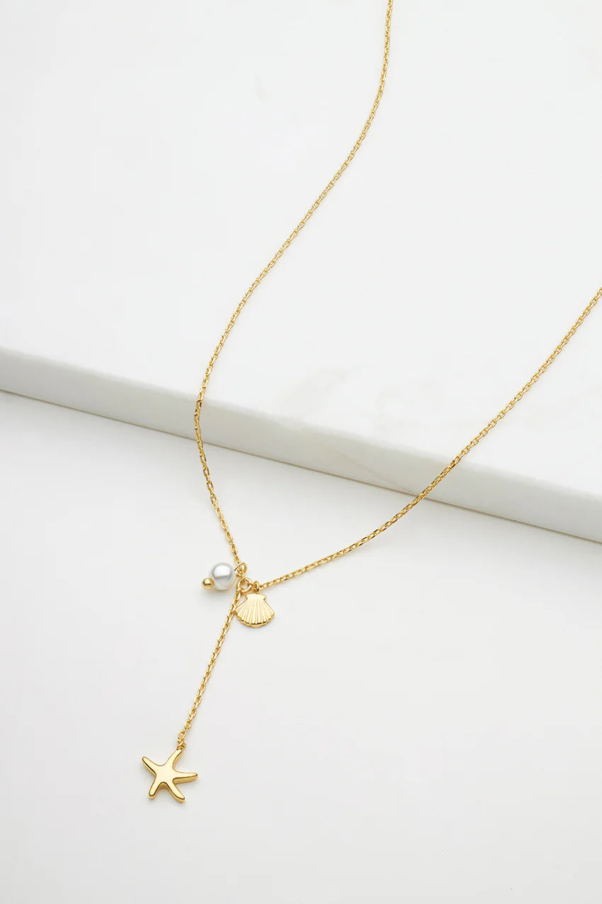 Starfish Necklace - Gold