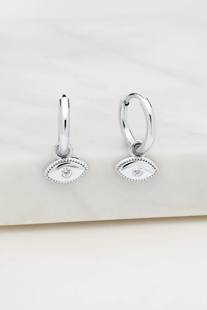 Evil Eye Earring Silver